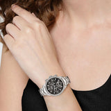 Buy Shop Hugo Boss Hera Black Dial Silver Steel Strap Watch for Women - 1502593 USA Online