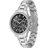 Buy Shop Hugo Boss Hera Black Dial Silver Steel Strap Watch for Women - 1502593 USA Online