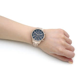 Buy Shop Hugo Boss Hera Blue Dial Gold Steel Strap Watch for Women - 1502566 USA Online