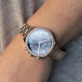 Buy Shop Hugo Boss Hera Blue Dial Gold Steel Strap Watch for Women - 1502566 USA Online