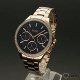 Buy Shop Hugo Boss Hera Blue Dial Gold Steel Strap Watch for Women - 1502566 USA Online