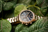 Buy Shop Hugo Boss Hera Blue Dial Gold Steel Strap Watch for Women - 1502566 USA Online