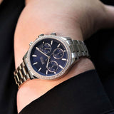 Buy Shop Hugo Boss Hera Blue Dial Gold Steel Strap Watch for Women - 1502566 USA Online