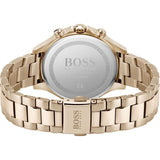 Buy Shop Hugo Boss Hera Blue Dial Gold Steel Strap Watch for Women - 1502566 USA Online