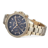 Buy Shop Hugo Boss Hera Blue Dial Gold Steel Strap Watch for Women - 1502566 USA Online