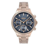 Buy Shop Hugo Boss Hera Blue Dial Gold Steel Strap Watch for Women - 1502566 USA Online