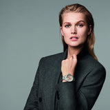 Buy Shop Hugo Boss Hera Chronograph Silver Dial Two Tone Steel Strap Watch for Women - 1502446 USA Online