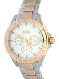 Buy Shop Hugo Boss Hera Chronograph Silver Dial Two Tone Steel Strap Watch for Women - 1502446 USA Online