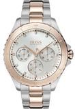 Buy Shop Hugo Boss Hera Chronograph Silver Dial Two Tone Steel Strap Watch for Women - 1502446 USA Online