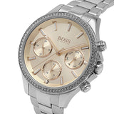 Buy Shop Hugo Boss Hera Rose Pink Dial Silver Steel Strap Watch for Women - 1502565 USA Online