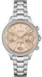 Buy Shop Hugo Boss Hera Rose Pink Dial Silver Steel Strap Watch for Women - 1502565 USA Online