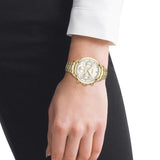 Buy Shop Hugo Boss Hera White Dial Gold Steel Strap Watch for Women - 1502628 USA Online