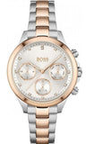 Buy Shop Hugo Boss Hera White Dial Two Tone Steel Strap Watch for Women - 1502564 USA Online