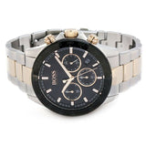 Buy Shop Hugo Boss Here Chronograph Black Dial Two Tone Steel Strap Watch for Men - 1513757 USA Online