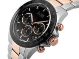 Buy Shop Hugo Boss Here Chronograph Black Dial Two Tone Steel Strap Watch for Men - 1513757 USA Online