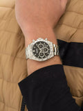 Buy Shop Hugo Boss Hero 2.0 Chronograph Black Dial Silver Steel Strap Watch for Men - 1514267 USA Online