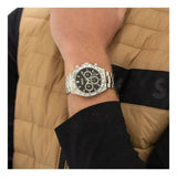 Buy Shop Hugo Boss Hero 2.0 Chronograph Black Dial Silver Steel Strap Watch for Men - 1514267 USA Online