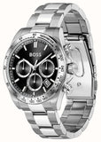 Buy Shop Hugo Boss Hero 2.0 Chronograph Black Dial Silver Steel Strap Watch for Men - 1514267 USA Online