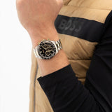 Buy Shop Hugo Boss Hero 2.0 Chronograph Black Dial Two Tone Steel Strap Watch for Men - 1514269 USA Online