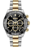 Buy Shop Hugo Boss Hero 2.0 Chronograph Black Dial Two Tone Steel Strap Watch for Men - 1514269 USA Online