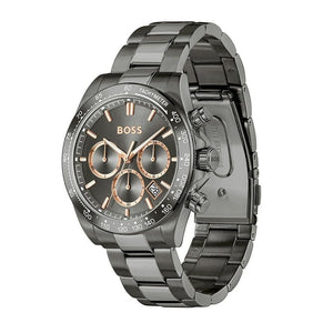 Buy Shop Hugo Boss Hero 2.0 Chronograph Grey Dial Grey Steel Strap Watch for Men - 1514299 USA Online