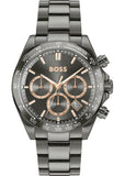 Buy Shop Hugo Boss Hero 2.0 Chronograph Grey Dial Grey Steel Strap Watch for Men - 1514299 USA Online