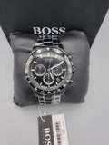 Buy Shop Hugo Boss Hero Black Dial Black Steel Strap Watch for Men - 1513754 USA Online