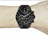 Buy Shop Hugo Boss Hero Black Dial Black Steel Strap Watch for Men - 1513754 USA Online