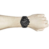 Buy Shop Hugo Boss Hero Black Dial Black Steel Strap Watch for Men - 1513754 USA Online