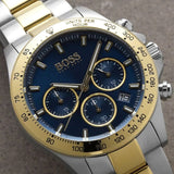 Buy Shop Hugo Boss Hero Blue Dial Two Tone Steel Strap Watch for Men - 1513767 USA Online