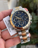 Buy Shop Hugo Boss Hero Blue Dial Two Tone Steel Strap Watch for Men - 1513767 USA Online