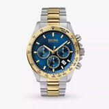 Buy Shop Hugo Boss Hero Blue Dial Two Tone Steel Strap Watch for Men - 1513767 USA Online