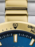 Buy Shop Hugo Boss Hero Blue Dial Two Tone Steel Strap Watch for Men - 1513767 USA Online