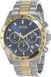 Buy Shop Hugo Boss Hero Blue Dial Two Tone Steel Strap Watch for Men - 1513767 USA Online