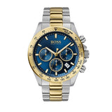 Buy Shop Hugo Boss Hero Blue Dial Two Tone Steel Strap Watch for Men - 1513767 USA Online