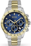 Buy Shop Hugo Boss Hero Blue Dial Two Tone Steel Strap Watch for Men - 1513767 USA Online