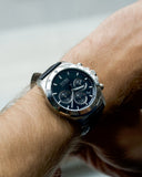 Buy Shop Hugo Boss Hero Chronograph Black Dial Black Leather Strap Watch For Men - 1513752 USA Online