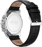 Buy Shop Hugo Boss Hero Chronograph Black Dial Black Leather Strap Watch For Men - 1513752 USA Online