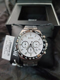 Buy Shop Hugo Boss Hero Chronograph White Dial Silver Steel Strap Watch for Men - 1513875 USA Online