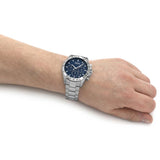 Buy Shop Hugo Boss Hero Sport Blue Dial Silver Steel Strap Watch for Men - 1513755 USA Online