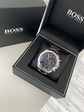 Buy Shop Hugo Boss Hero Sport Blue Dial Silver Steel Strap Watch for Men - 1513755 USA Online