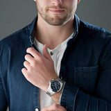 Buy Shop Hugo Boss Hero Sport Blue Dial Silver Steel Strap Watch for Men - 1513755 USA Online