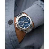 Buy Shop Hugo Boss Hero Sport Blue Dial Silver Steel Strap Watch for Men - 1513755 USA Online