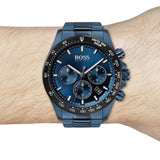 Buy Shop Hugo Boss Hero Sport Lux Blue Dial Blue Steel Strap Watch for Men - 1513758 USA Online