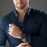 Buy Shop Hugo Boss Hero Sport Lux Blue Dial Blue Steel Strap Watch for Men - 1513758 USA Online