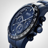 Buy Shop Hugo Boss Hero Sport Lux Blue Dial Blue Steel Strap Watch for Men - 1513758 USA Online