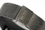 Buy Shop Hugo Boss Horizon Blue Dial Black Mesh Bracelet Watch for Men - 1513734 USA Online