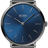 Buy Shop Hugo Boss Horizon Blue Dial Black Mesh Bracelet Watch for Men - 1513734 USA Online
