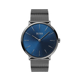 Buy Shop Hugo Boss Horizon Blue Dial Black Mesh Bracelet Watch for Men - 1513734 USA Online