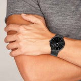 Buy Shop Hugo Boss Horizon Quartz Black Dial Black Mesh Bracelet Watch For Men - 1513542 USA Online